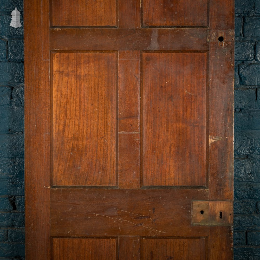 Mahogany Panelled Door, 6 Panel