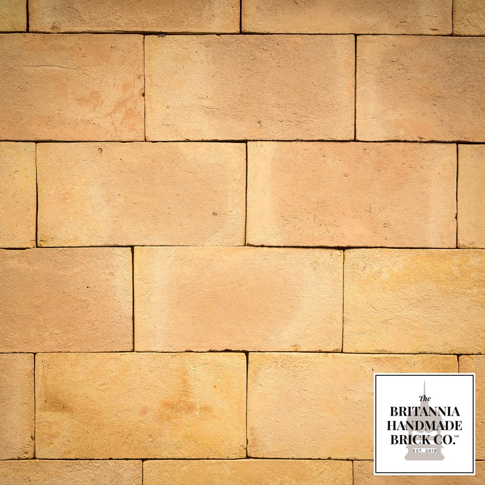 10 x 5" Buff Floor Brick, Period Style Handmade Paver