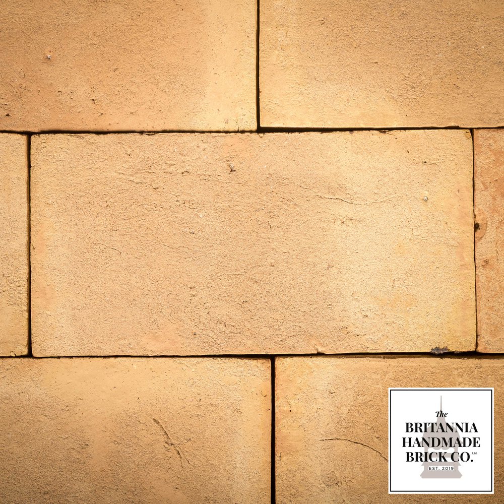 10 x 5" Buff Floor Brick, Period Style Handmade Paver