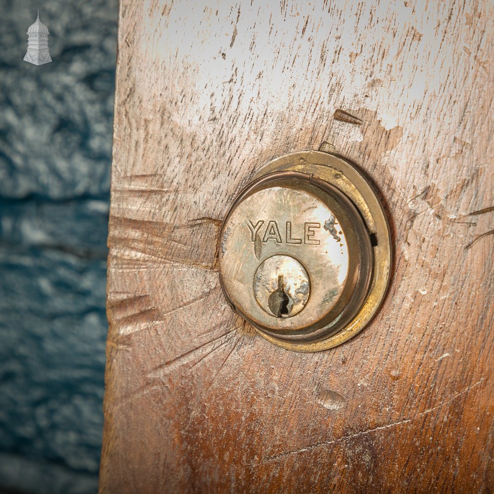 Hardwood Panel Door, Wide, 20th C Mahogany