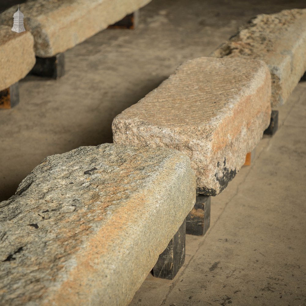 Granite Kerb Stones, Reclaimed Curb, Batch of 6 – A Run Of 5.6 Metres