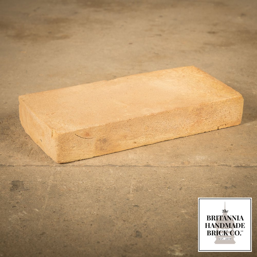 10 x 5" Buff Floor Brick, Period Style Handmade Paver