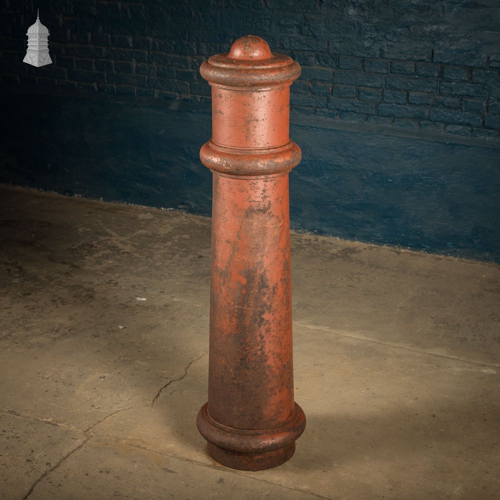 Cannon Style Bollard, Cast Iron