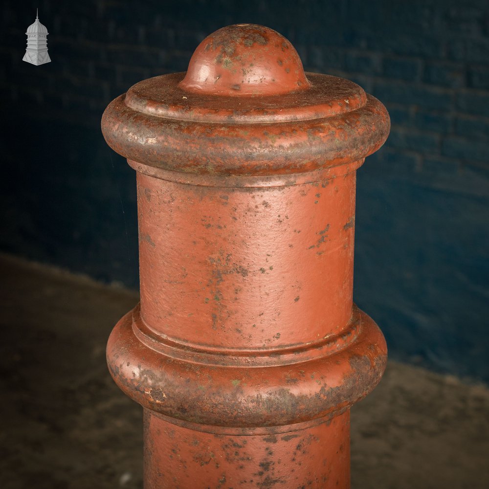 Cannon Style Bollard, Cast Iron
