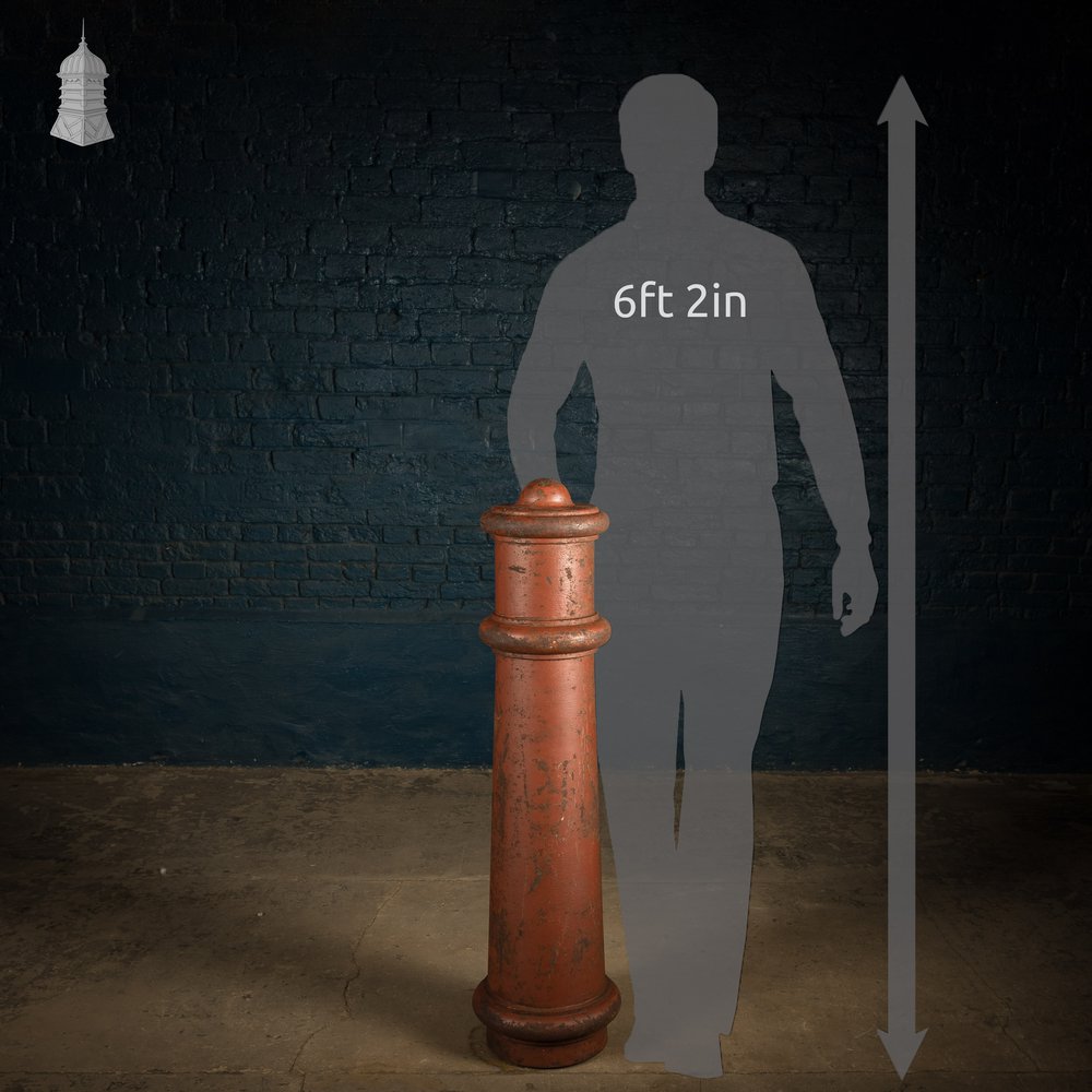 Cannon Style Bollard, Cast Iron
