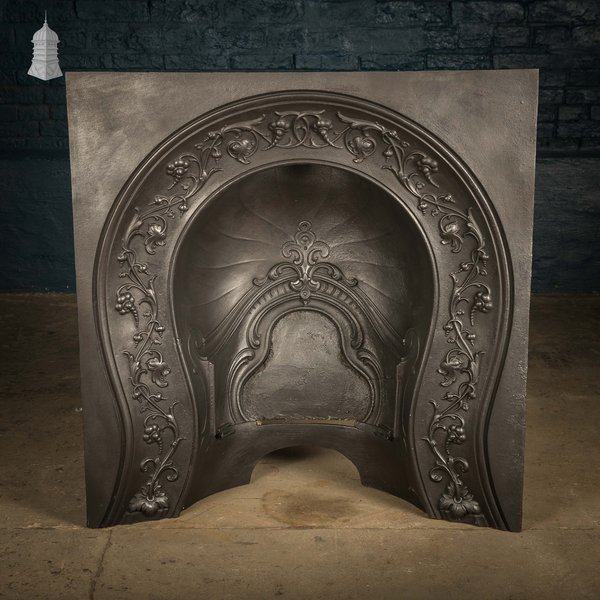Cast Iron Insert, Ornate Arched Design