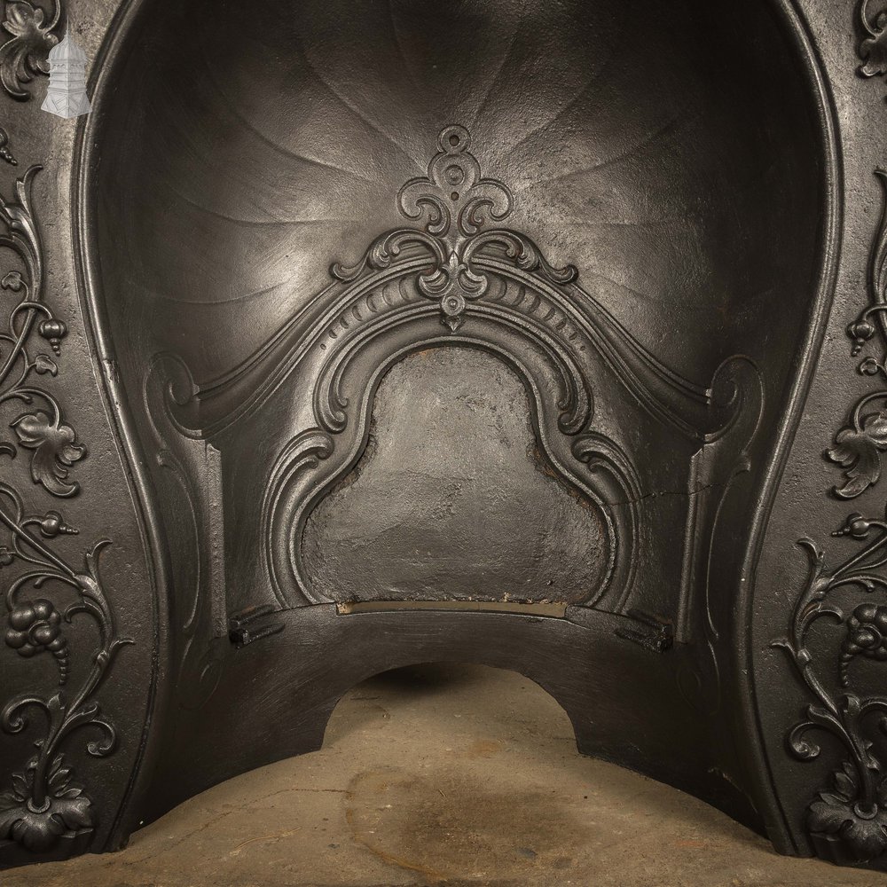 Cast Iron Insert, Ornate Arched Design