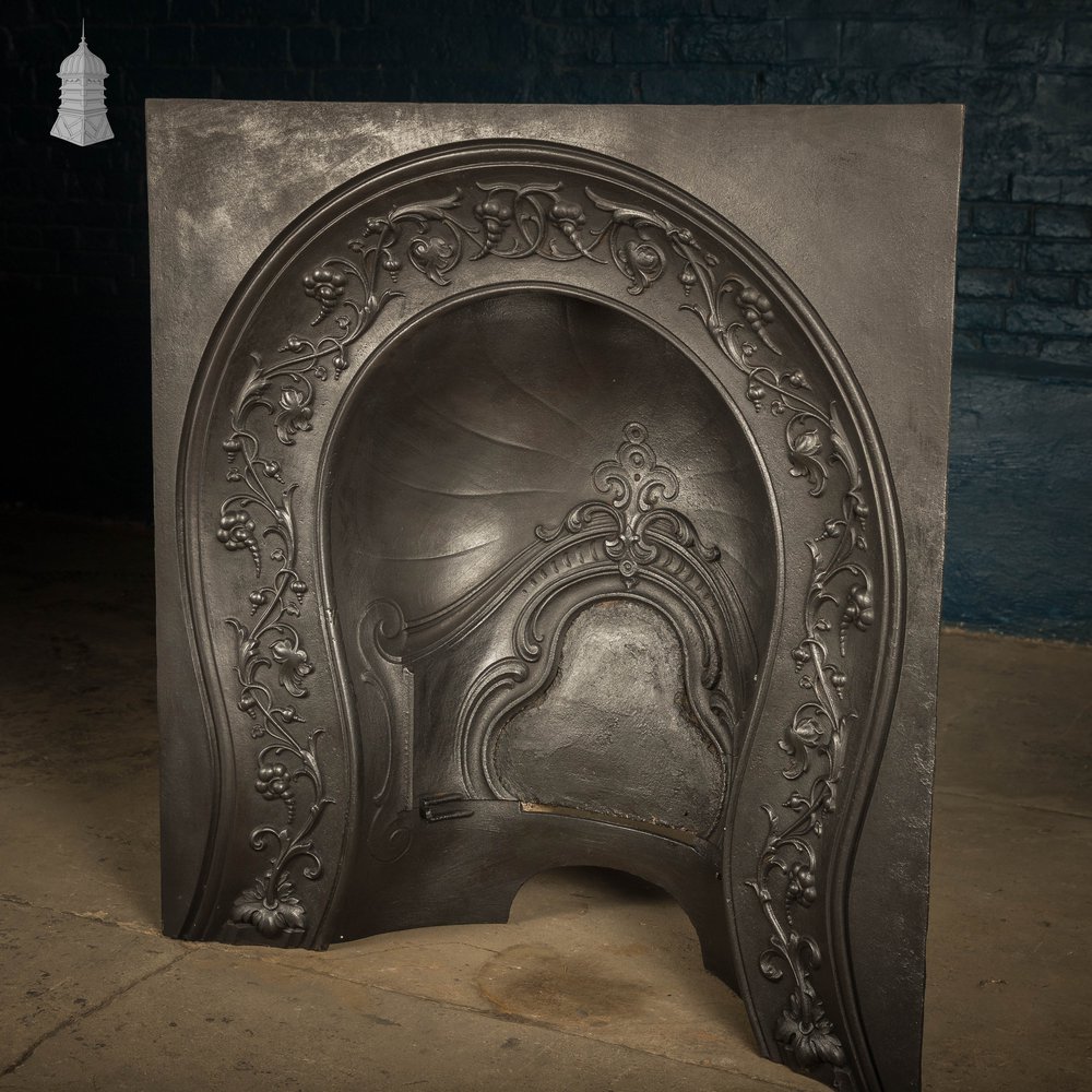 Cast Iron Insert, Ornate Arched Design