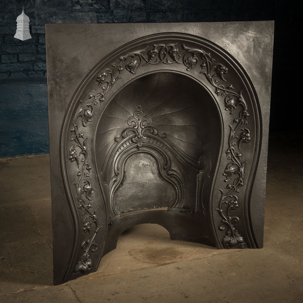 Cast Iron Insert, Ornate Arched Design