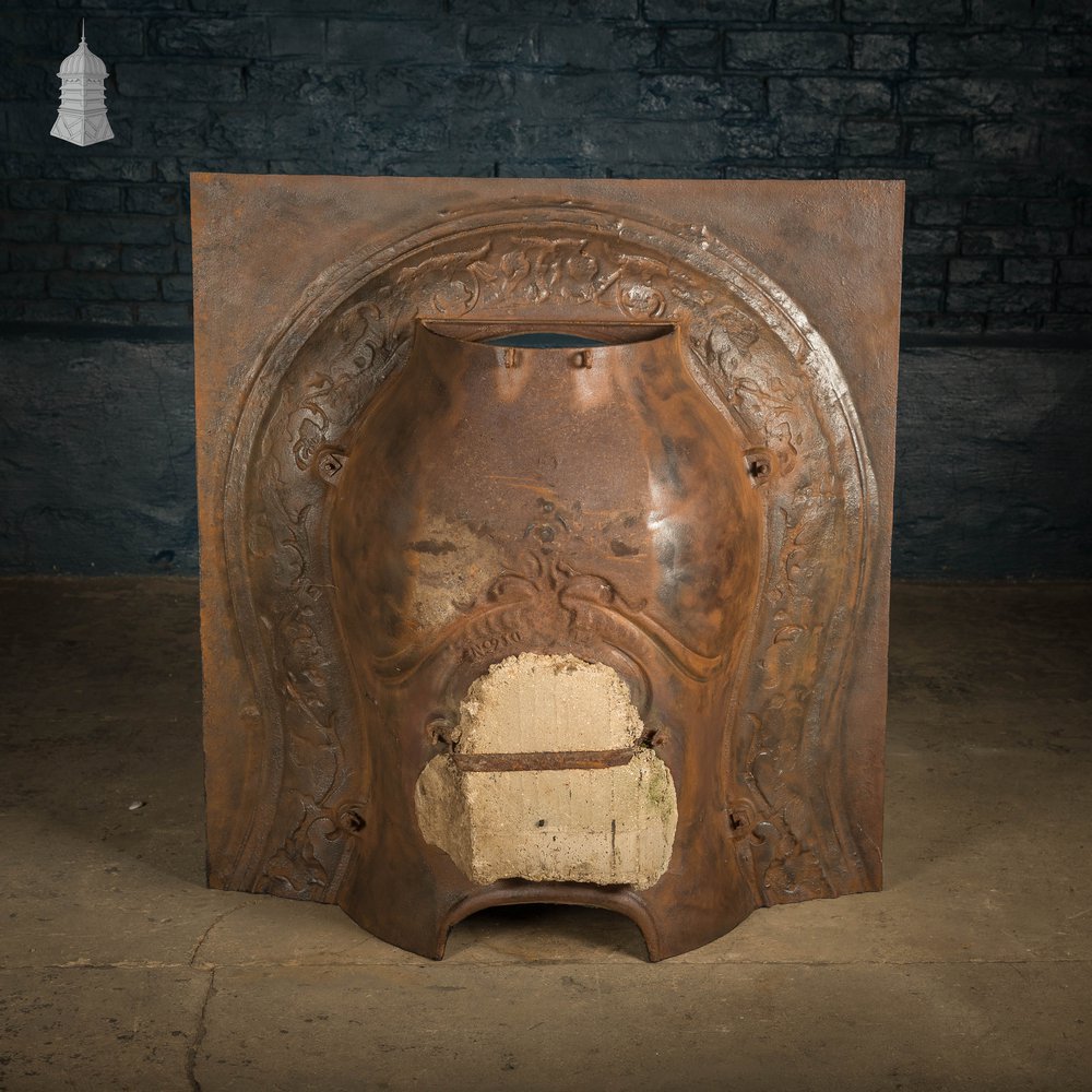 Cast Iron Insert, Ornate Arched Design