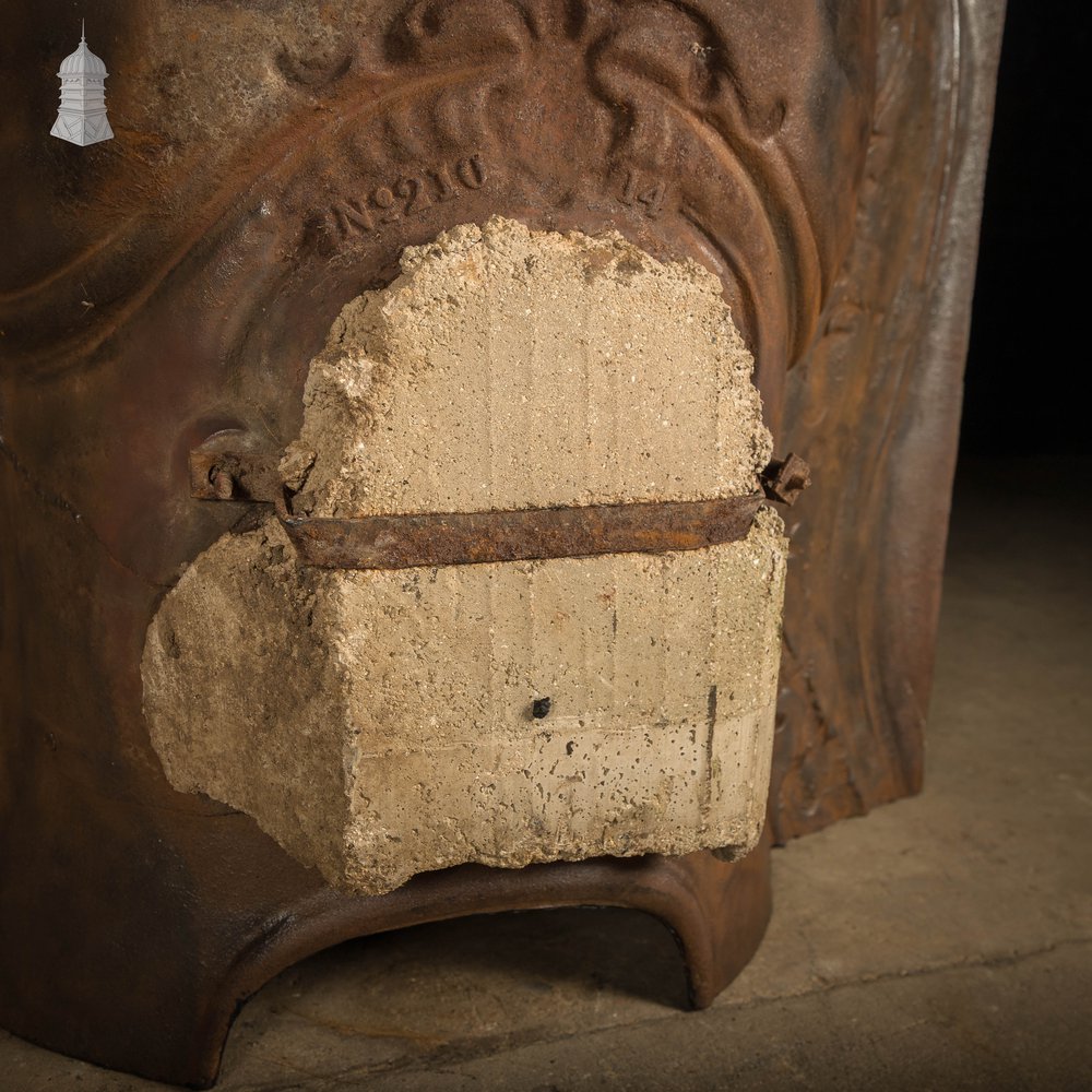 Cast Iron Insert, Ornate Arched Design