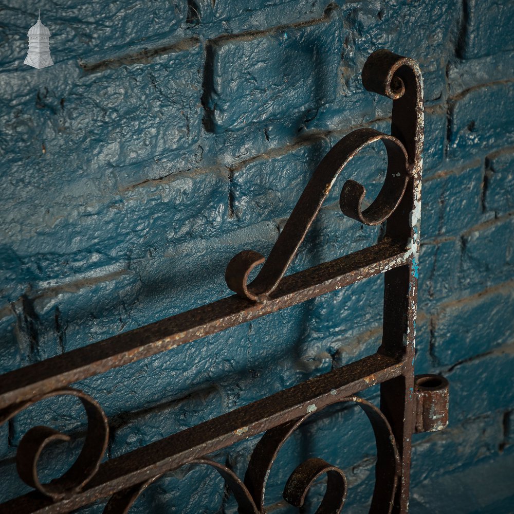 Driveway Gates, Iron Scroll Design