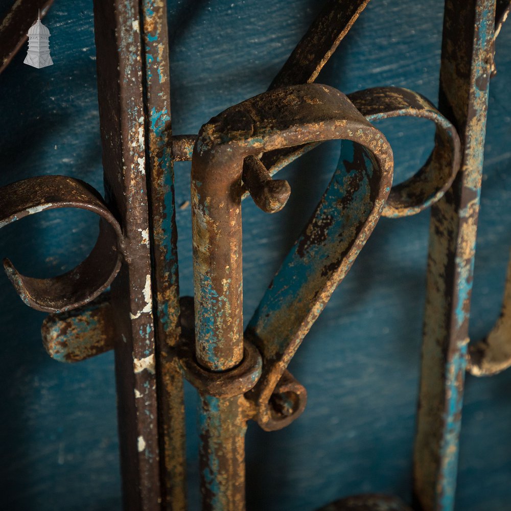 Driveway Gates, Iron Scroll Design