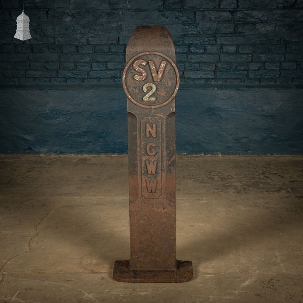 Sluice Valve Marker Post, SV 2 - NCWW, Cast Iron