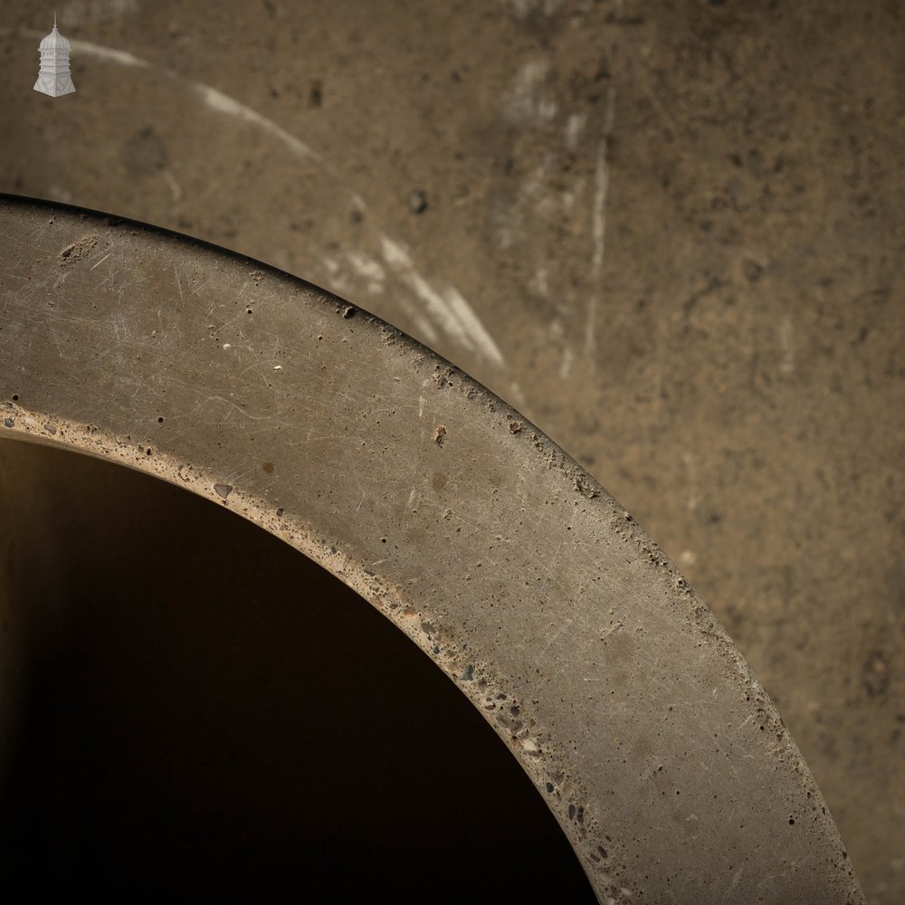 Concrete Corner Mangers, Pair of Trough Feeders Reclaimed from St Johns Barracks, London. Joined together to create a Semi Circle Planter