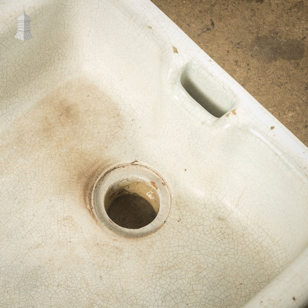 Belfast Butler Sink, Cane and White 19th C