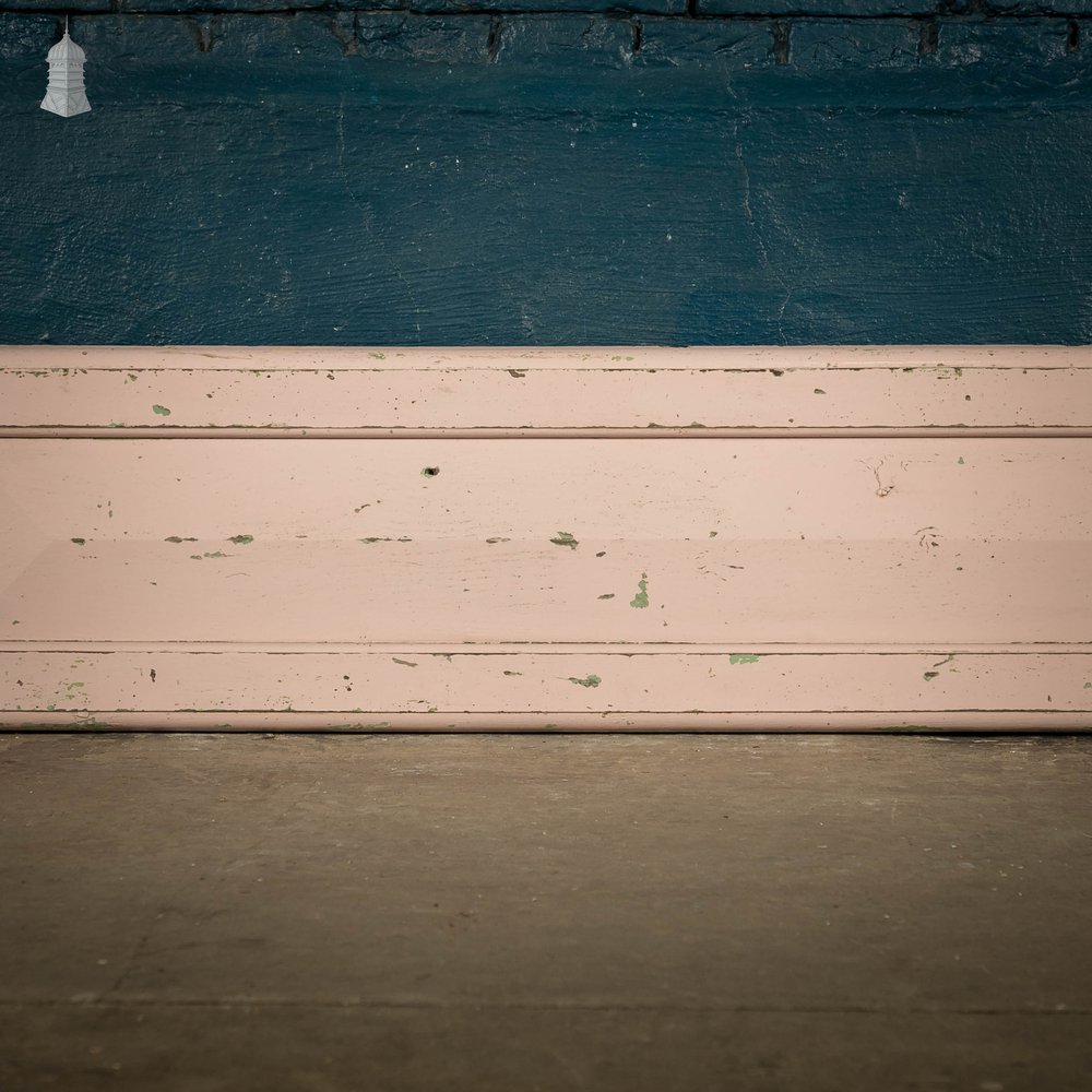 Oak Panelling, 3 Panel Pink Painted