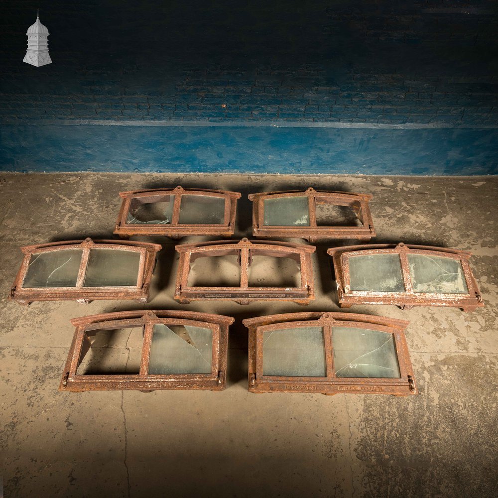 Musgraves Ventilating Windows, Batch of 7, Cast Iron