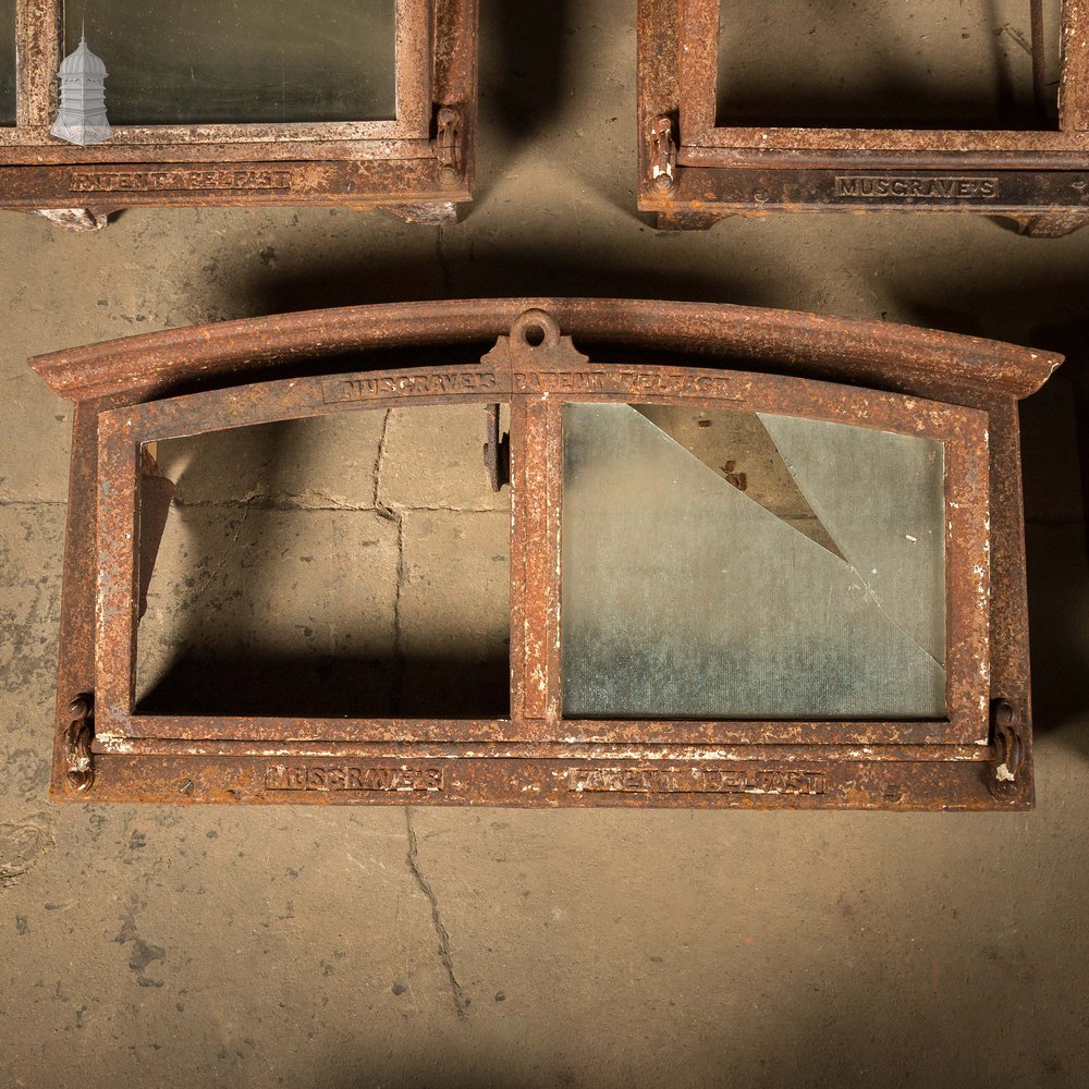 Musgraves Ventilating Windows, Batch of 7, Cast Iron