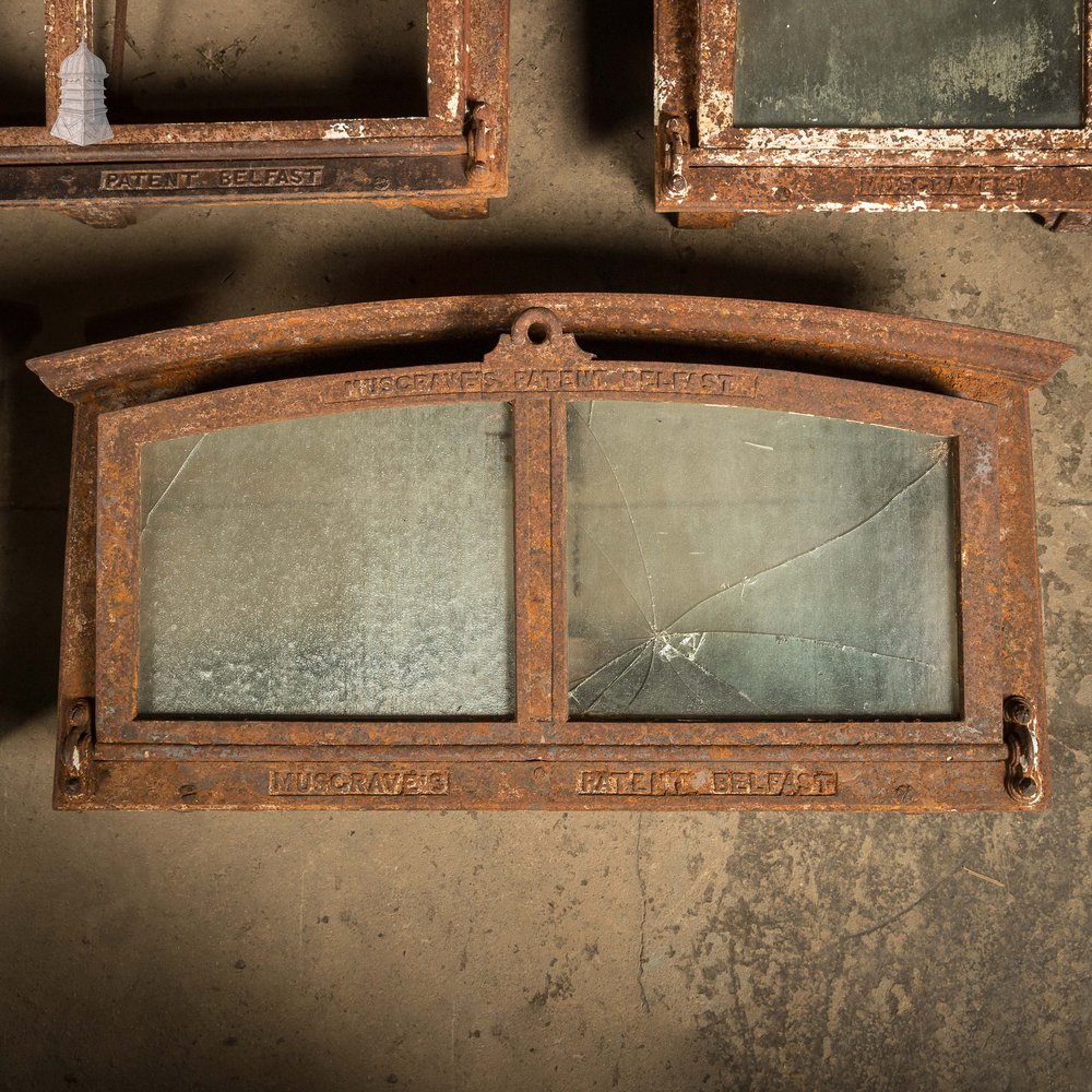 Musgraves Ventilating Windows, Batch of 7, Cast Iron
