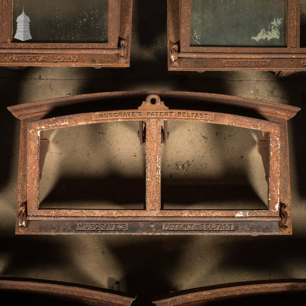 Musgraves Ventilating Windows, Batch of 7, Cast Iron