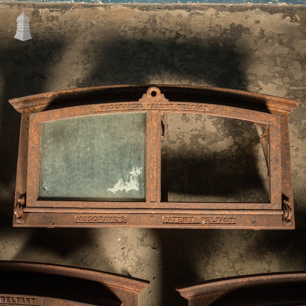 Musgraves Ventilating Windows, Batch of 7, Cast Iron