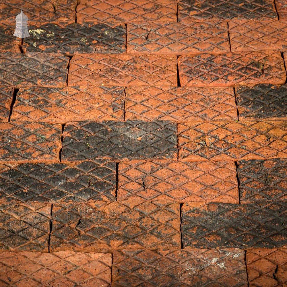 Diamond Pavers Stable Bricks, Red