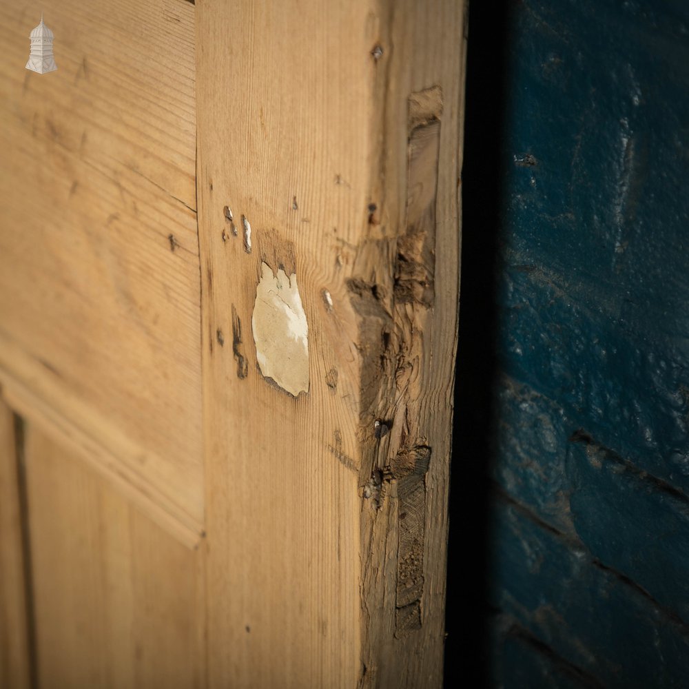 Pine Panelled Door, 4 Panel