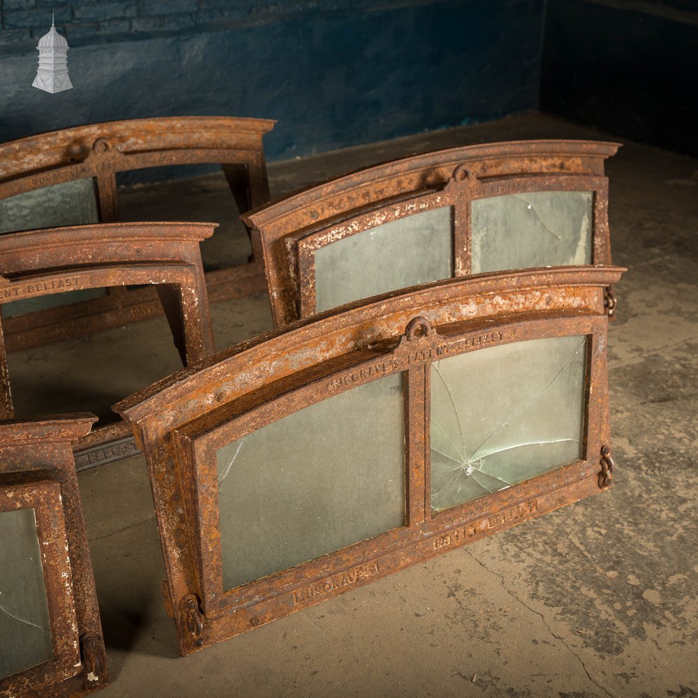 Musgraves Ventilating Windows, Batch of 7, Cast Iron
