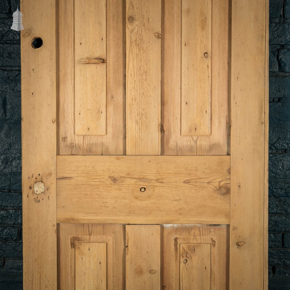 Pine Panelled Door, 4 Panel