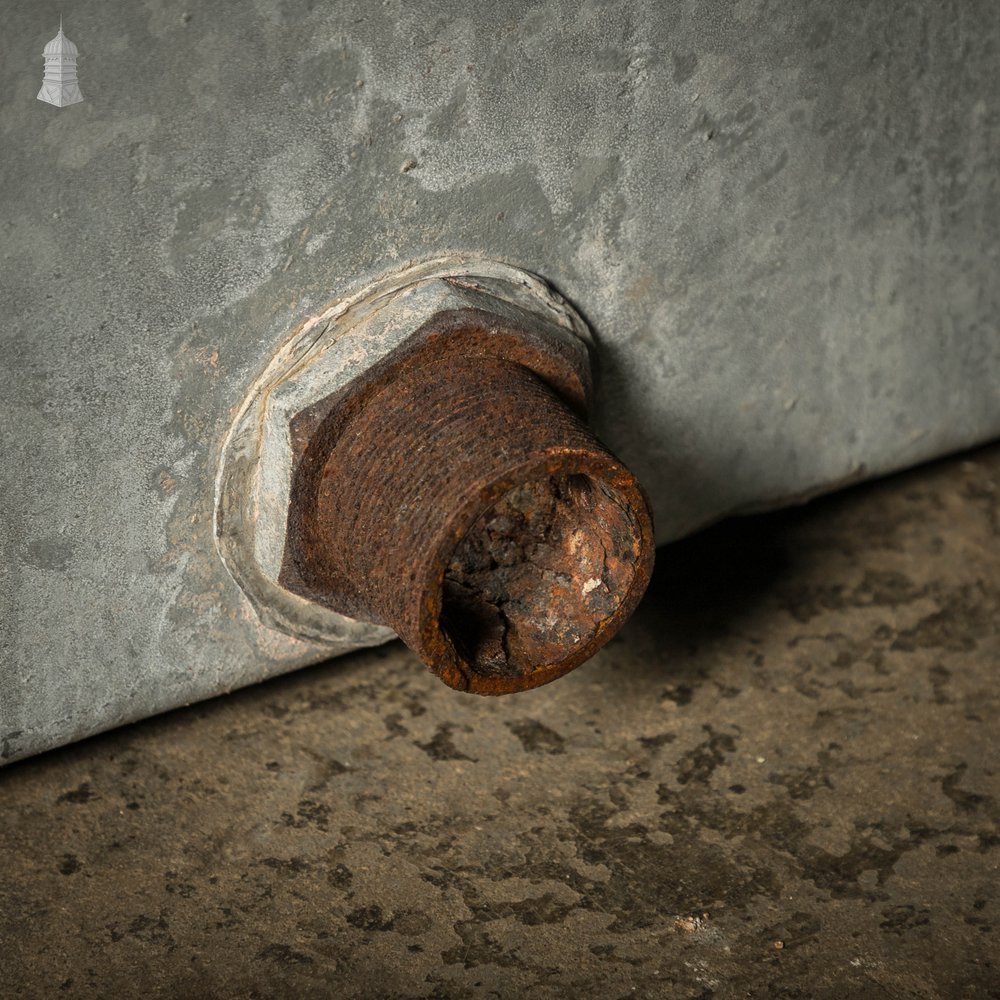 Large Steel Tank, Riveted and Galvanised