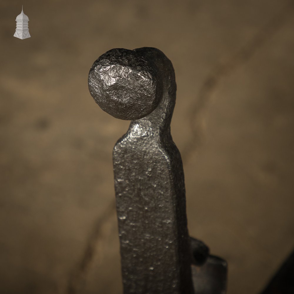 Fire Grate and Andirons, Cast Iron