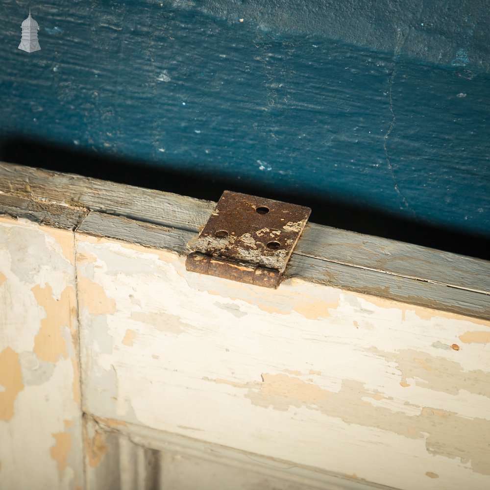 Pine Cupboard Door, Top Opening Distressed Paint