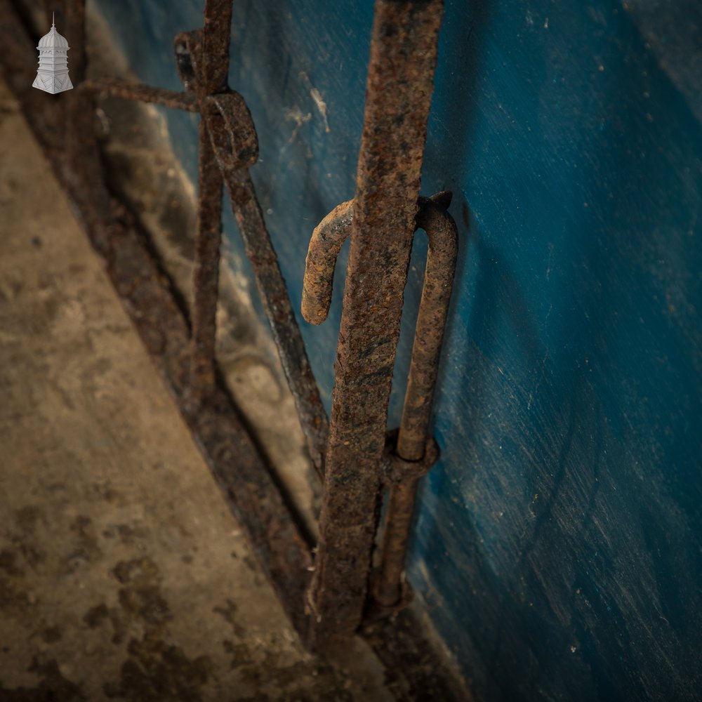 Pedestrian Gate, Scroll Design, Wrought Iron