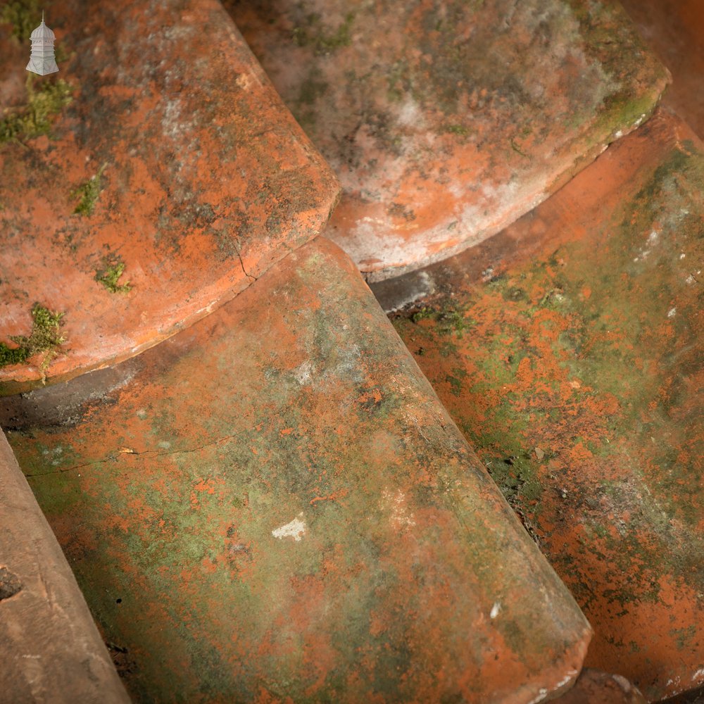 Handmade Pan Tiles, Red Roof Tiles, Batch of 145