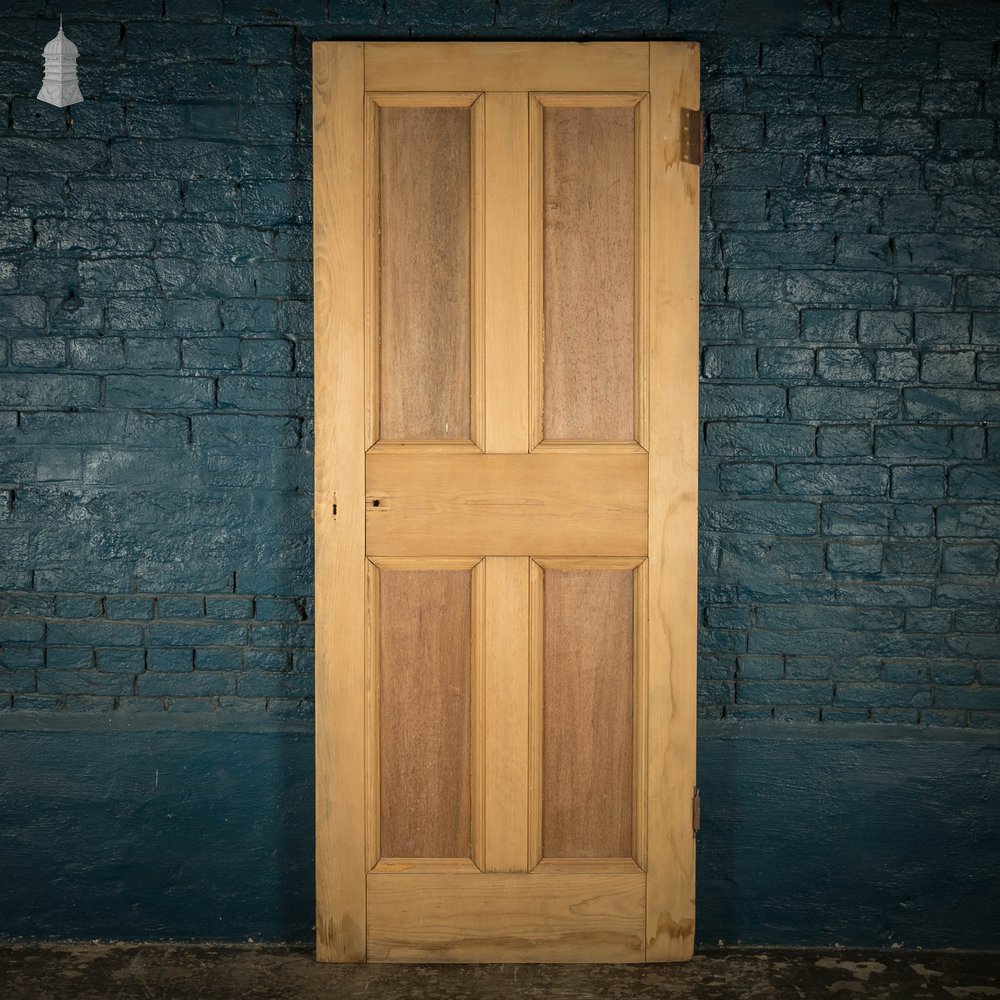 Pine Panelled Door, 4 Panel