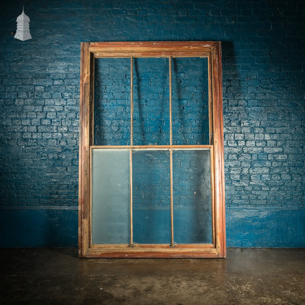 Sliding Sash Window, Edwardian, 8ft High, Hardwood