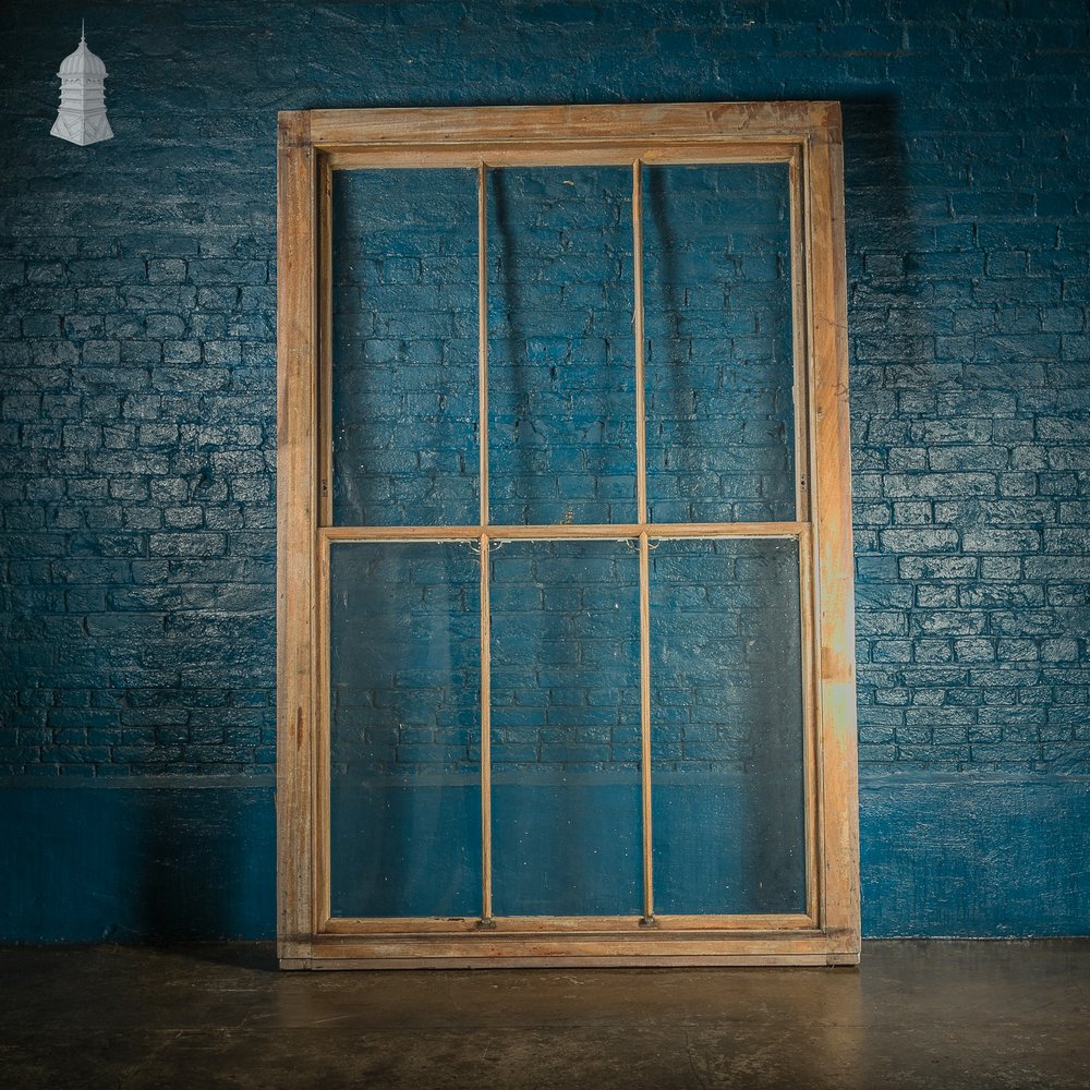 Sliding Sash Window, Edwardian, 8ft High, Hardwood