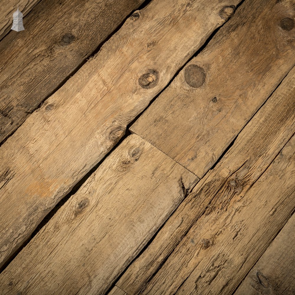 Brushed Oak Floorboards, 8.5 Inch Batch of 10.8 Square Metres