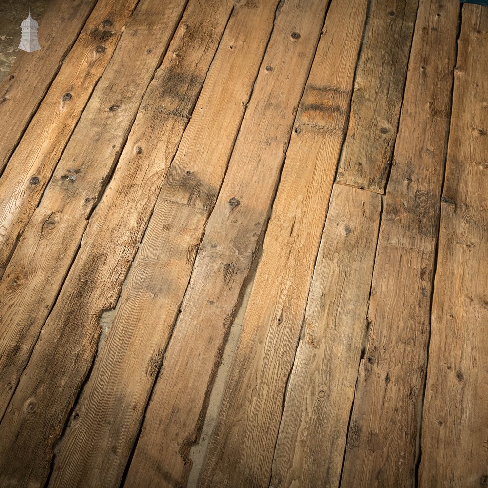 Brushed Oak Floorboards, 9 Inch Batch of 61 Square Metres