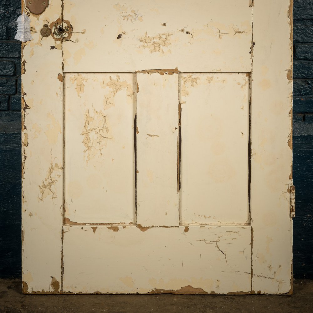6 Panel Door, Distressed Paint Finish