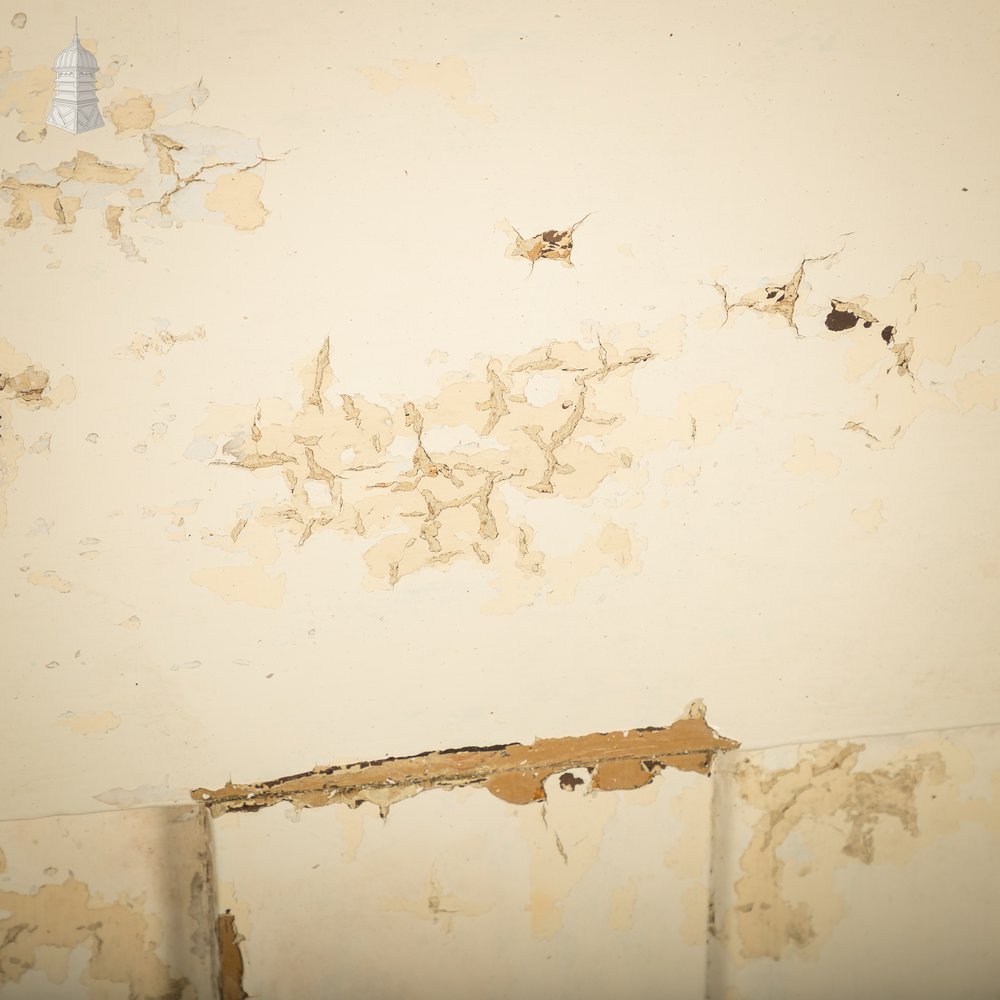 6 Panel Door, Distressed Paint Finish