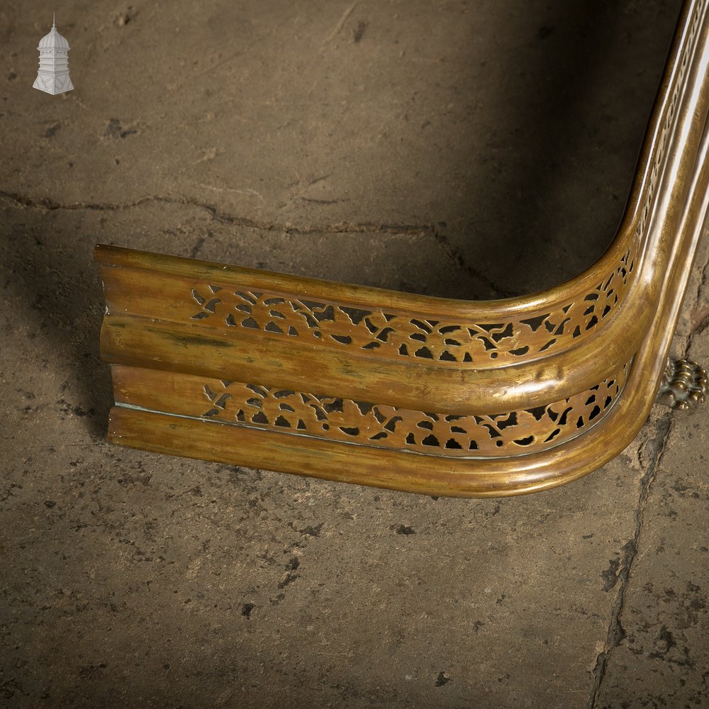 Brass Fireplace Fender