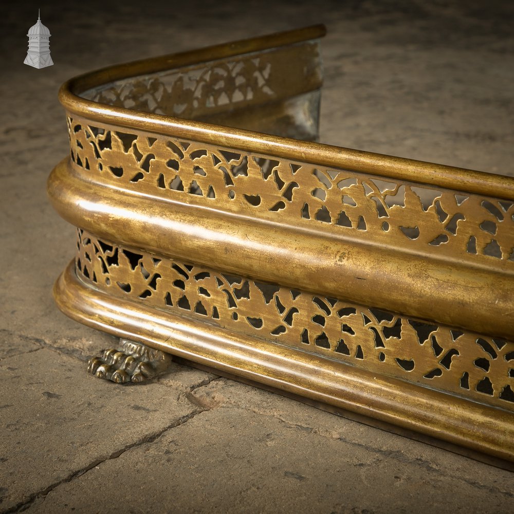 Brass Fireplace Fender