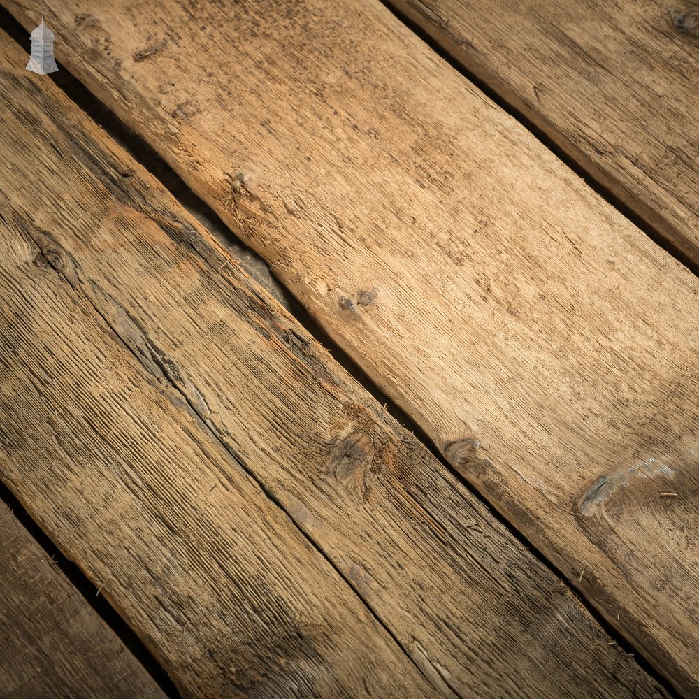 Brushed Oak Floorboards, 9 Inch Batch of 22 Square Metres