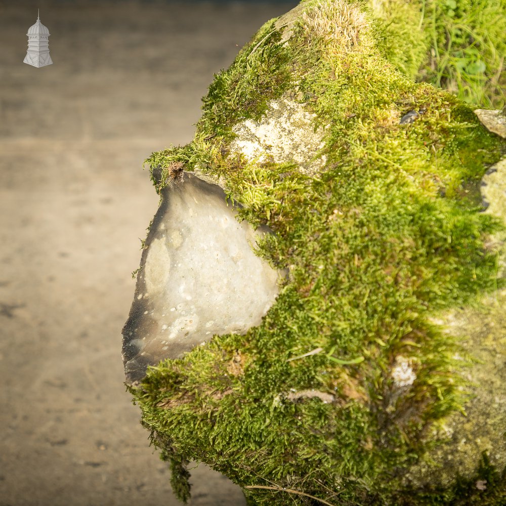 Hag Stone Planter, Large Weathered Flint Rock