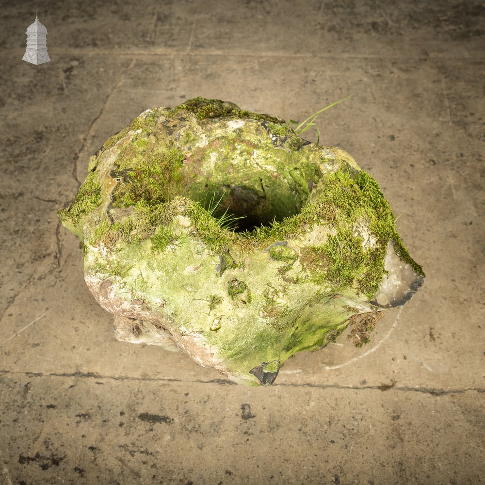 Hag Stone Planter, Large Weathered Flint Rock