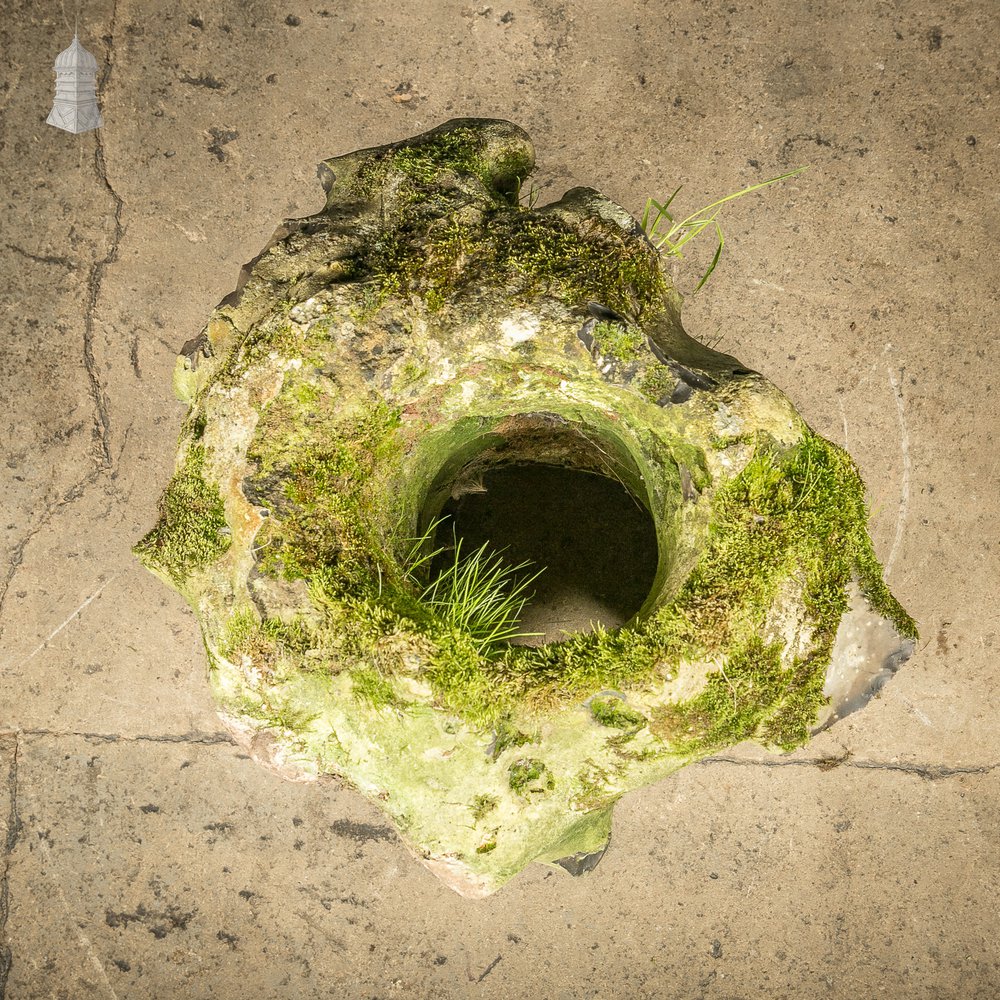 Hag Stone Planter, Large Weathered Flint Rock