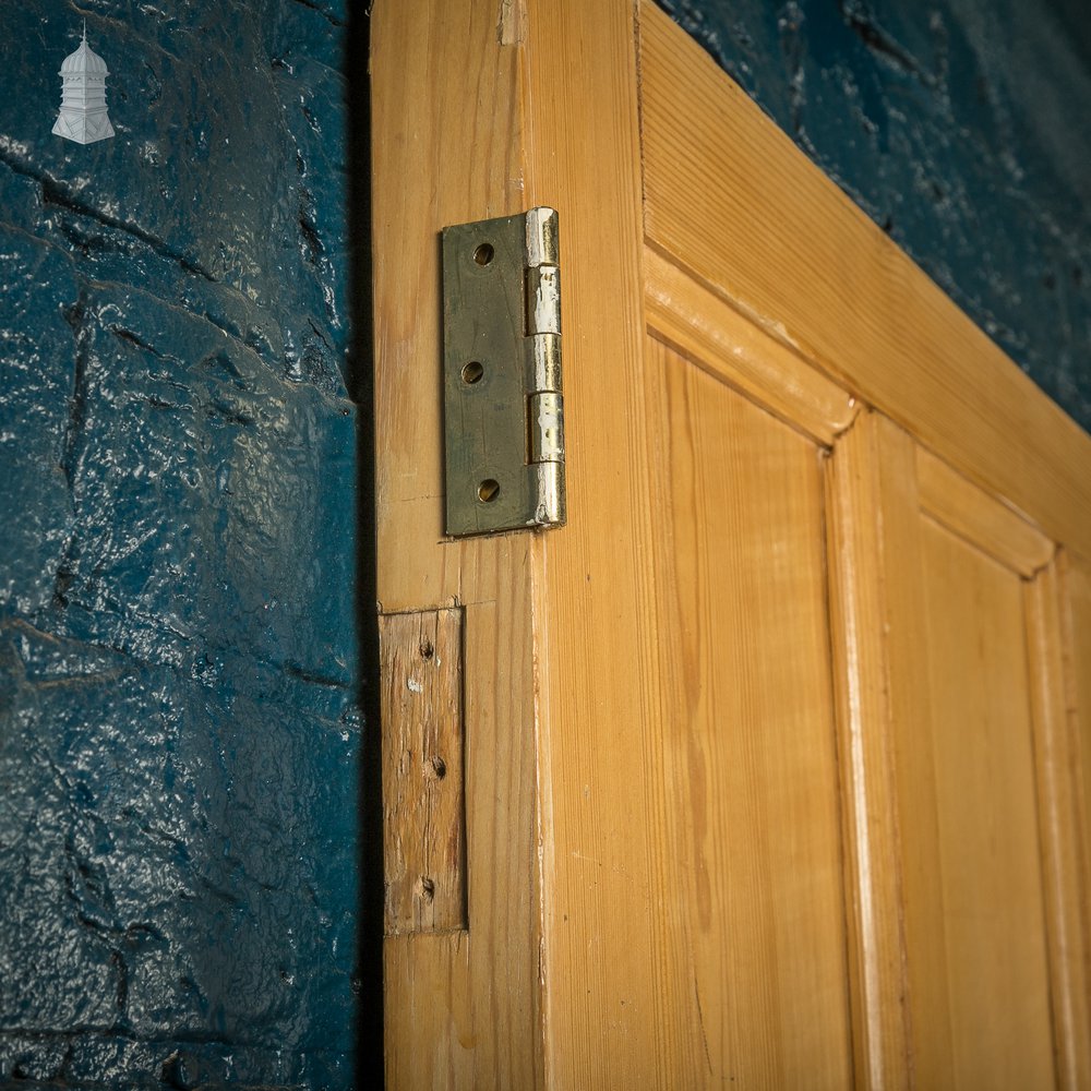 Paneled Internal Door, 9 Panel Pine with Moulded Rails