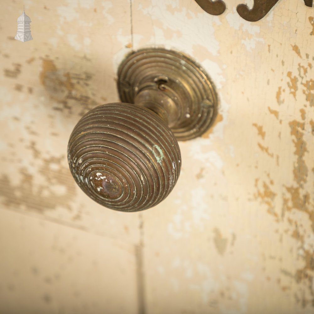 Moulded Panel Door, 4 Panel, Distressed Paint